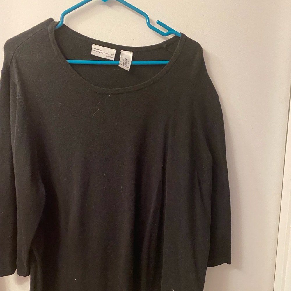 Basic black sweater